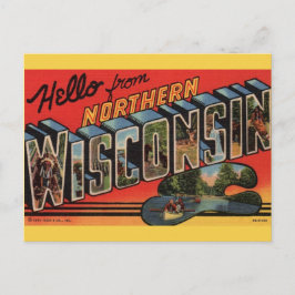 Tarjeta Postal Antigua del Norte de Wisconsin