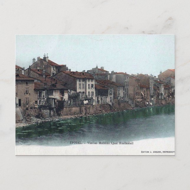 Tarjeta postal antigua - Epinal, Vosges (Anverso)
