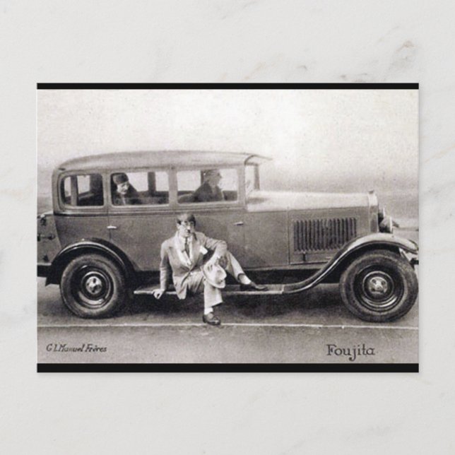 Tarjeta Postal Antigua - Foujita (Anverso)