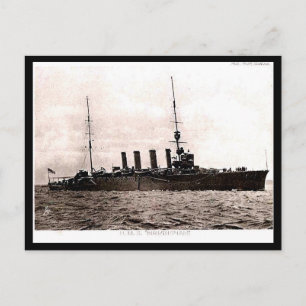 Tarjeta postal antigua - HMS Birmingham