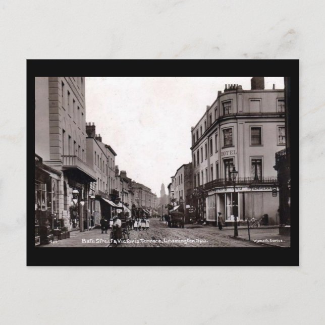 Tarjeta postal antigua - Leamington Spa (Anverso)