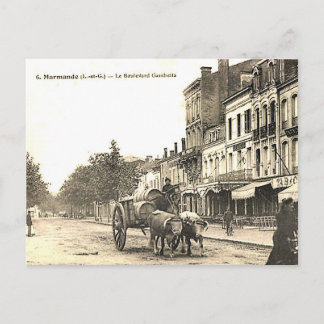Tarjeta postal antigua - Marmande, Lot-et-Garonne