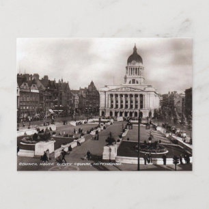 Tarjeta postal antigua - Nottingham