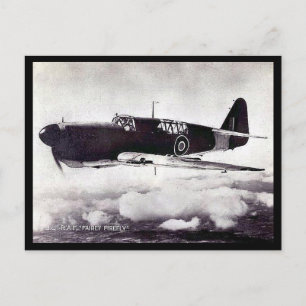 Tarjeta postal antigua - RAF Fairey Firefly