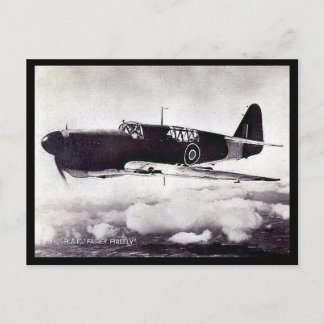Tarjeta postal antigua - RAF Fairey Firefly