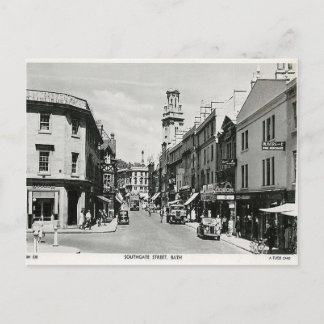 Tarjeta postal antigua - Southgate Street, Bath, S