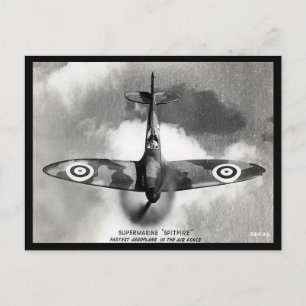 Tarjeta Postal Antigua - Supermarine "Spitfire"