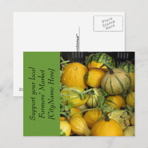 Tarjeta postal - Apoya el mercado de agricultores