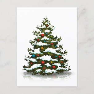 TARJETA POSTAL : ÁRBOL DE NAVIDAD