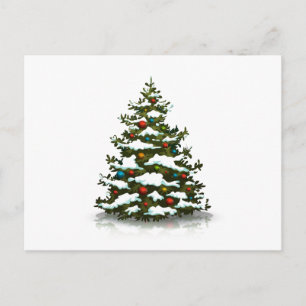 TARJETA POSTAL : ÁRBOL DE NAVIDAD