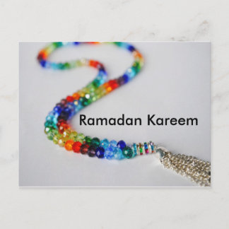 Tarjeta postal arcoiris Ramadan Kareem