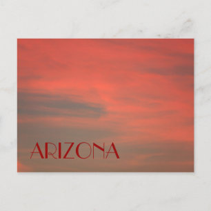 Tarjeta postal ARIZONA Red Sky