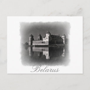 Tarjeta Postal Arquitectura Castillo Mir Bielorrus