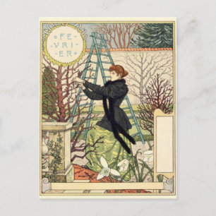 Tarjeta postal Art Nouveau