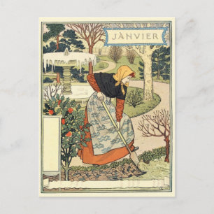 Tarjeta postal Art Nouveau