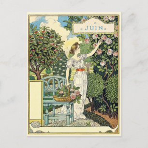 Tarjeta postal Art Nouveau