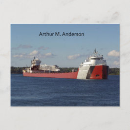Tarjeta postal Arthur M. Anderson
