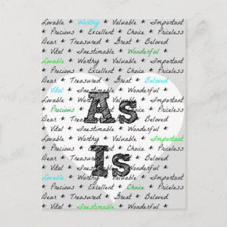 Tarjeta postal AS IS - Plantinski