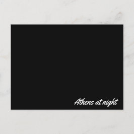 Tarjeta postal Atenas por la noche