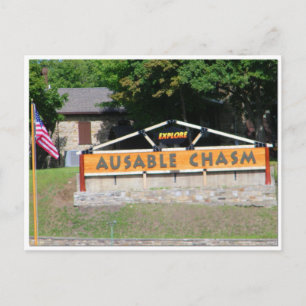 Tarjeta postal AuSable Chasm