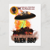 Tarjeta postal B-Q de Alien