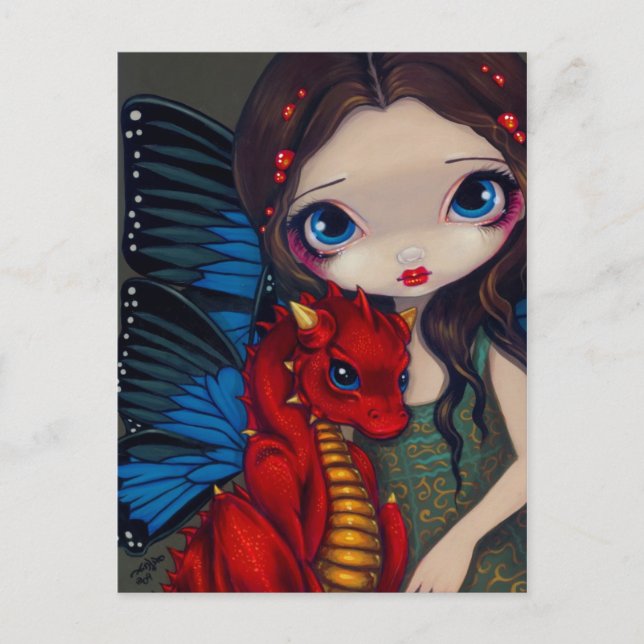 Tarjeta postal "Baby Red Dragon" (Anverso)