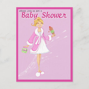 Tarjeta postal Baby Shower para el Crema de Pickle