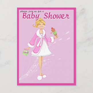 Tarjeta postal Baby Shower para el Crema de Pickle