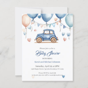 Tarjeta postal Baby Shower personalizada para Rued