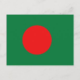Tarjeta postal Bandera de Bangladesh