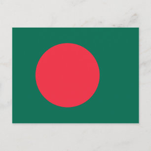 Tarjeta postal Bandera de Bangladesh