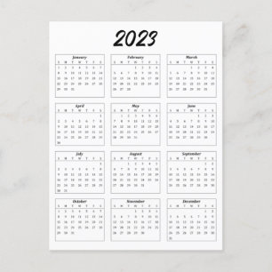Tarjeta postal básica mensual 2023