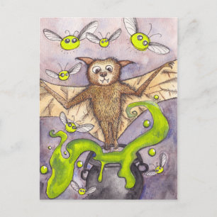 Tarjeta postal Bat & Cauldron