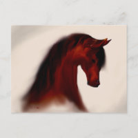 Tarjeta postal Bay Mare ~ Blank
