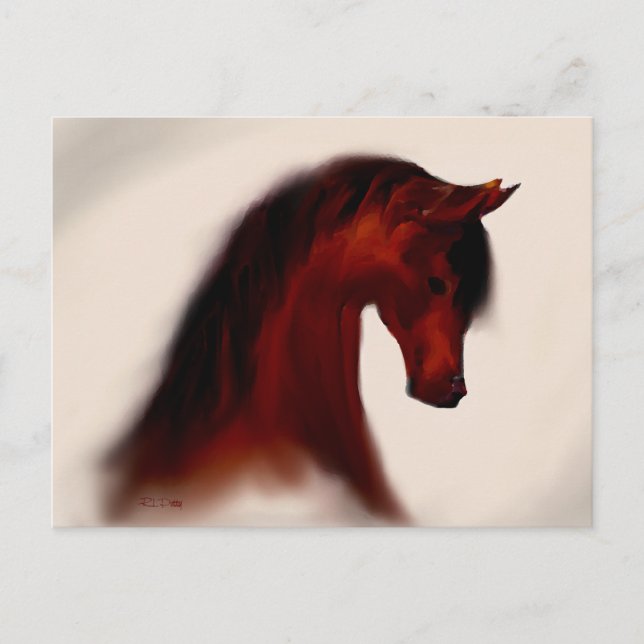 Tarjeta postal Bay Mare ~ Blank