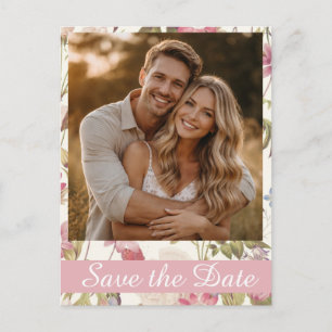 Tarjeta postal Belle Jardin Save the Date