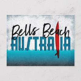 Tarjeta postal Bells Beach Surfboard Australia