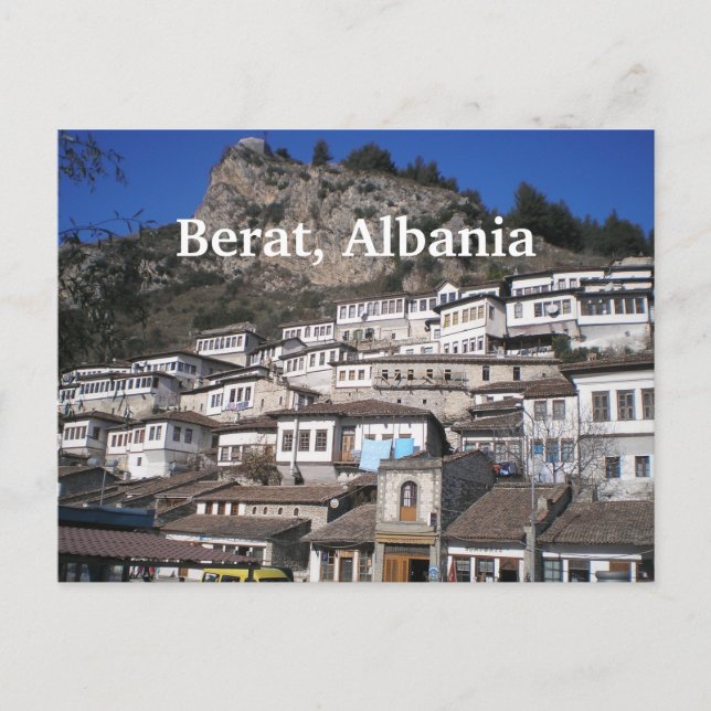 Tarjeta postal Berat, Albania (Anverso)