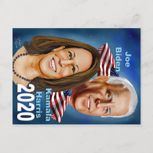 Tarjeta postal Biden Harris