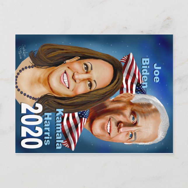 Tarjeta postal Biden Harris (Anverso)