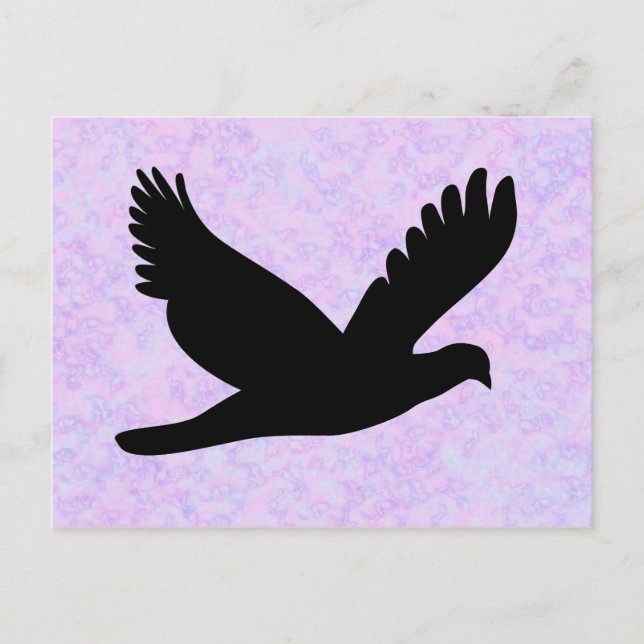 Tarjeta postal Bird Silhouette (Anverso)