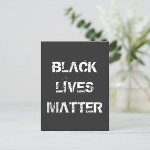 Tarjeta postal - BLACK LIVES MATTER