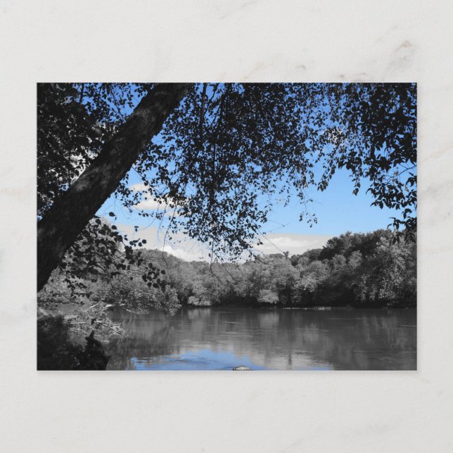 Tarjeta postal Blue Skies and Lakes (Anverso)