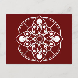 Tarjeta postal Braxie Mandala