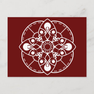 Tarjeta postal Braxie Mandala