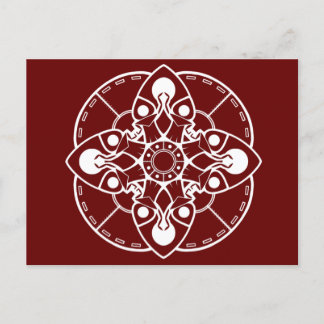 Tarjeta postal Braxie Mandala