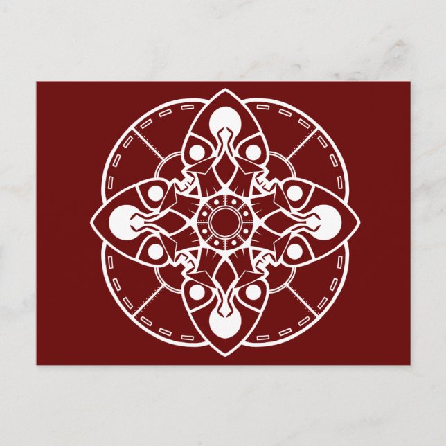 Tarjeta postal Braxie Mandala (Anverso)