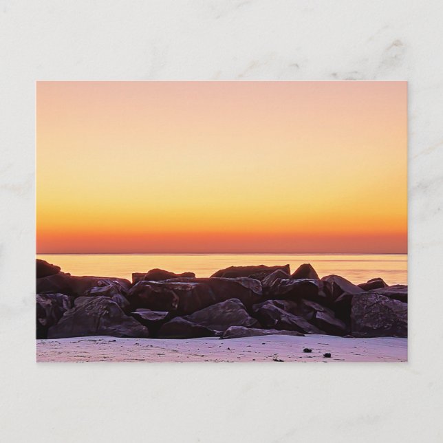 Tarjeta postal Buckroe Beach Sunrise (Anverso)
