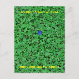 Tarjeta postal - Buena suerte