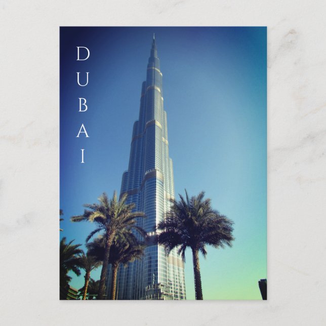 tarjeta postal burj khalifa dubai uae (Anverso)